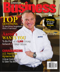 Hireology CEO featured in May 2013 Canadian Business Franchise Magazine